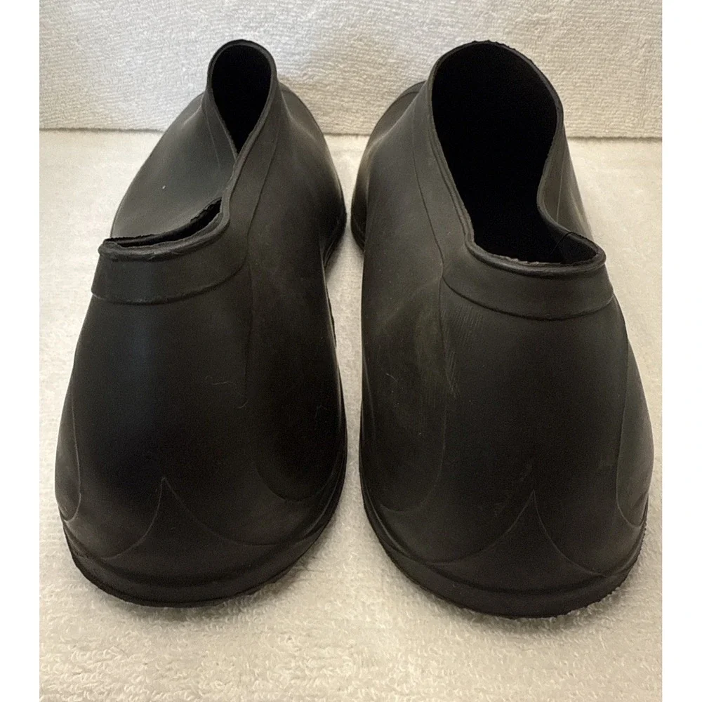 Tingley Giant Black Rubber Waterproof Work Overshoes Slip-On Boots Size Giant